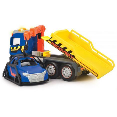 Camion Tractare Mercedes Dickie Toys cu Masinuta - imagine 6