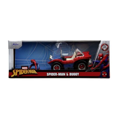Jada Spider-Man Buggy Metalic 1:24 cu Figurină