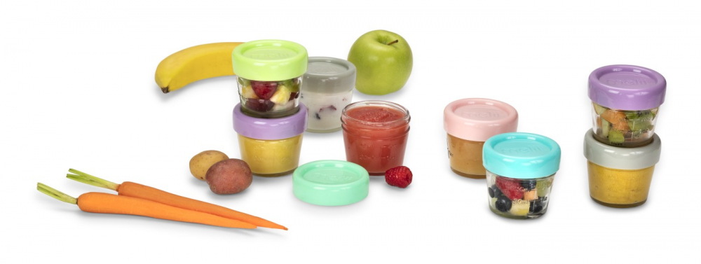 Set 12 Recipiente Sticlă Melii 118ml pentru Hrană Bebe - imagine 4