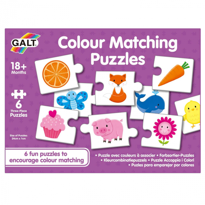 Puzzle Culori Galt | Joc Educativ pentru Copii
