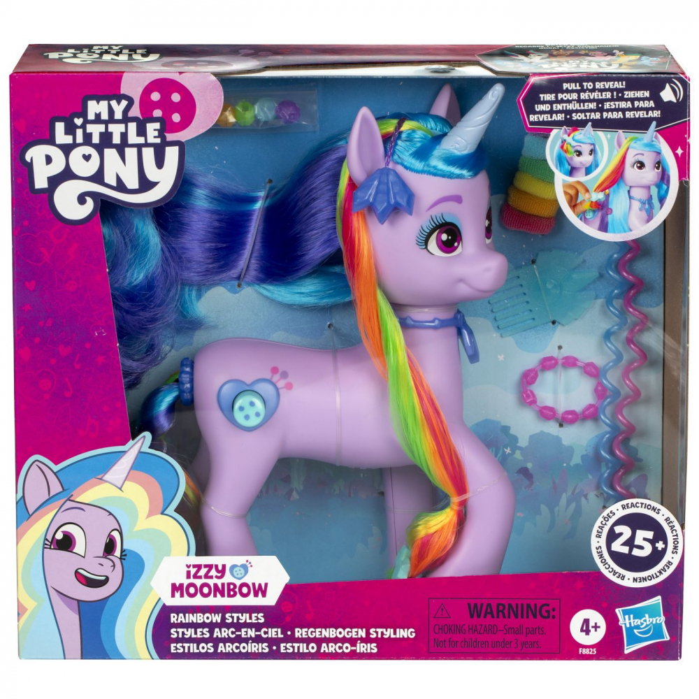 My Little Pony Izzy Moonbow și Coafurile Curcubeu