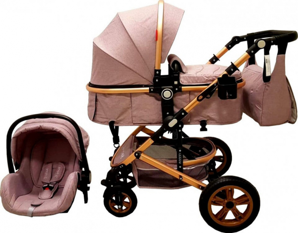Baby Care Pro 530 Gri - Carucior 3 in 1 Transformabil - imagine 3