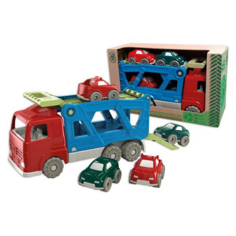 Androni Camion Transportor cu 4 Mașini - Jucărie Educațională