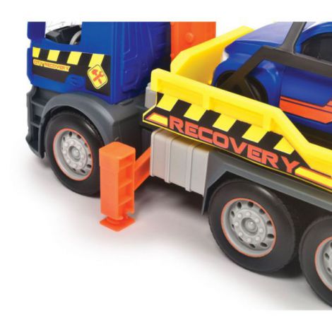 Camion Tractare Mercedes Dickie Toys cu Masinuta - imagine 5