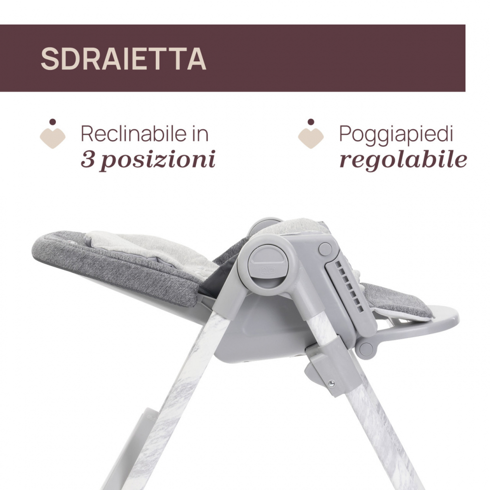 Scaun Chicco Polly Armonia - Ergonomic 0+ - imagine 3