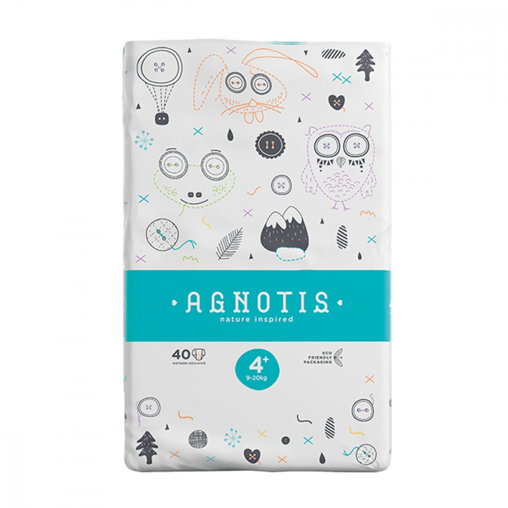 Scutece Agnotis Hipoalergenice 4+, 9-20kg, 40buc - imagine 4
