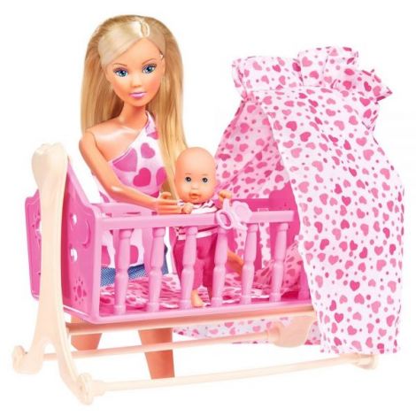 Set Steffi Love New Born Baby cu Bebelus și Accesorii - imagine 3