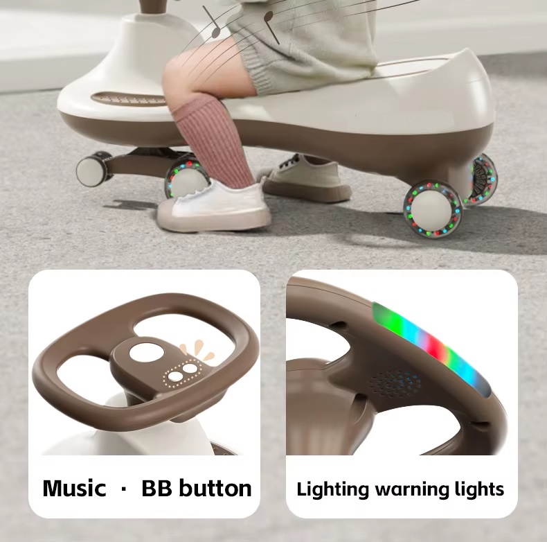 PlasmaCar Little Mom Fără Pedale, Cu Sunete și Lumini - imagine 7