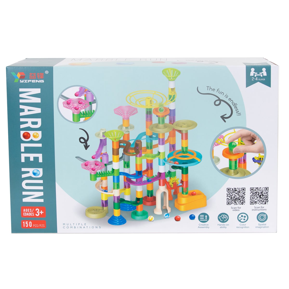 Joc constructie Marble Run 150 piese Sunman