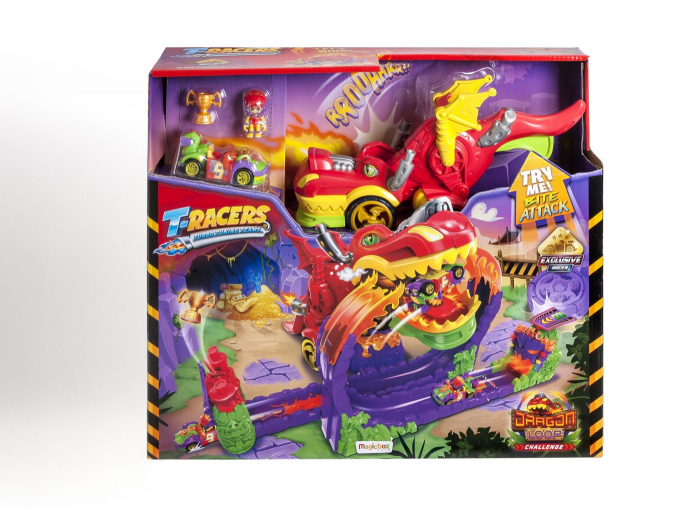 T-Racers Cursa Dragonului | Set Pistică Acțiune