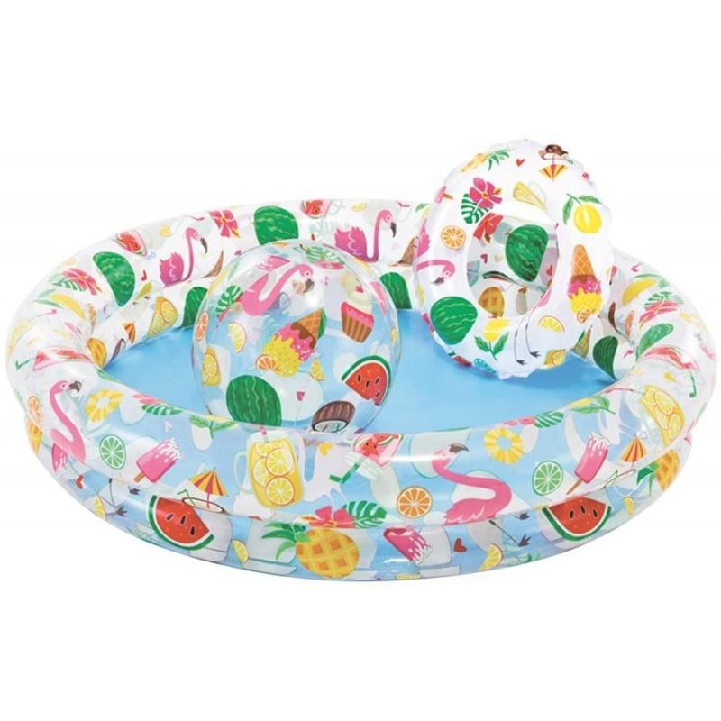 Set Piscină Intex Gonflabilă Copii Multicolor