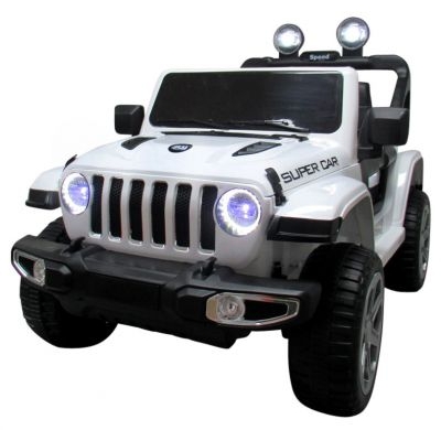 Jeep Electric 4x4 R-Sport Alb cu Telecomanda - imagine 3