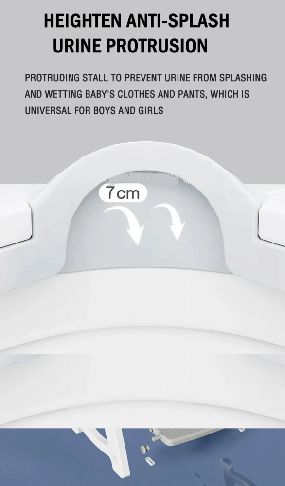 Reductor Toaleta cu Scarita Little Mom Grey