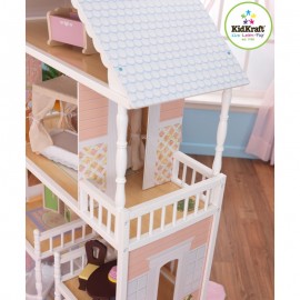 Casuta pentru Papusi Savannah Kidkraft, 4 Nivele - imagine 3