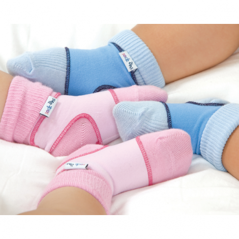 Dooky Sock-Ons Roz | Sosete Anti-Alunecare Bebelusi 0-6L - imagine 5