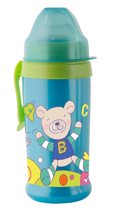 Pahar cu supapa CoolFrends Aqua 360ml Rotho - imagine 2