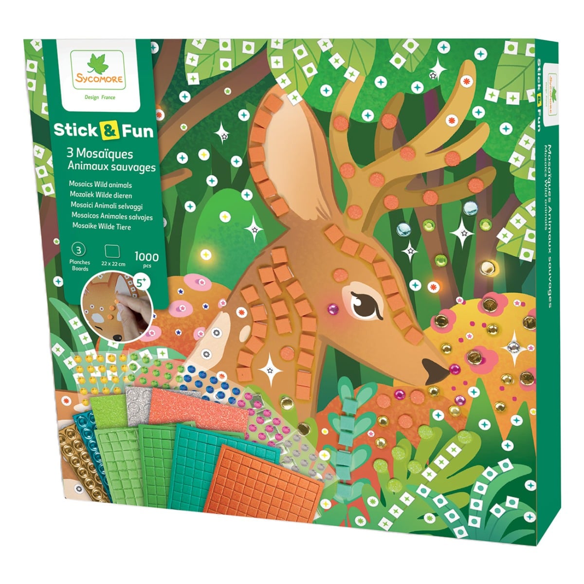 Set Mozaic Animale Salbatice Sycomore