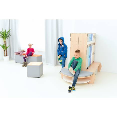 Bancută Vestiar Chameleon cu Saltea | Moje Bambino - imagine 7