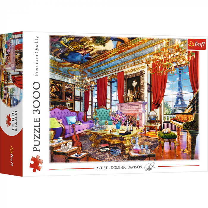 Puzzle Trefl 3000 Palatul din Paris | Antrenament Mintal