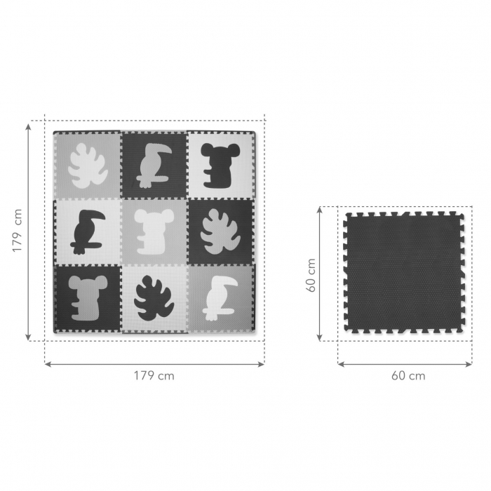 Salteluta Puzzle Kidwell Senso 179x179 cm - imagine 5