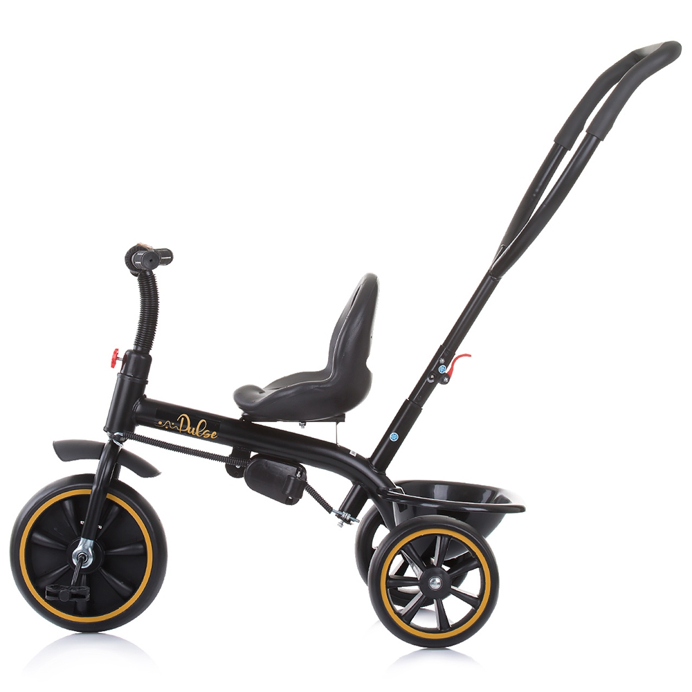 Tricicleta Chipolino Pulse Mustard cu control parental - imagine 2