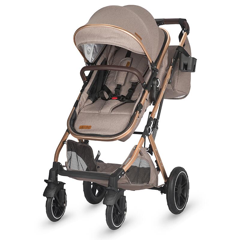Cărucior Coccolle Ravello 3in1 Compact, Sand Beige - imagine 3