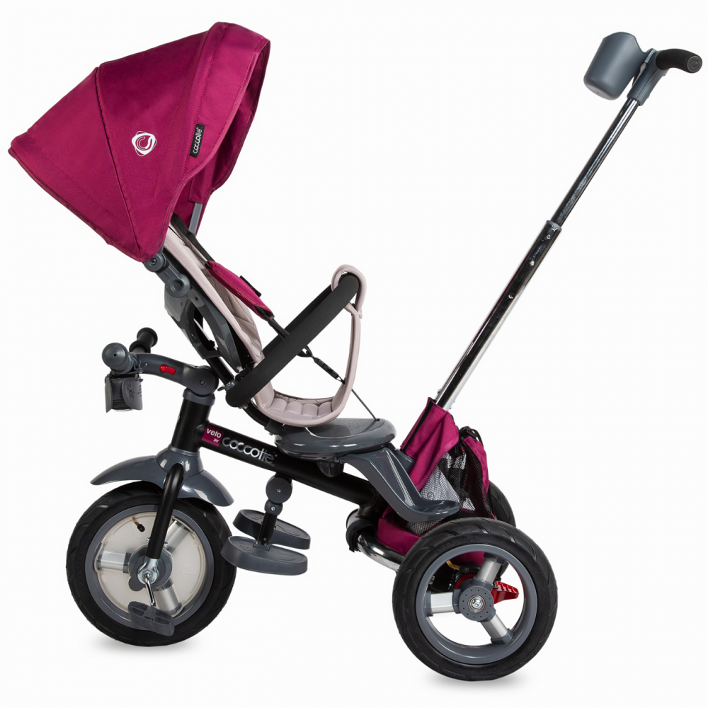 Tricicleta Coccolle Velo Air Violet 4 în 1, Pliabilă - imagine 5