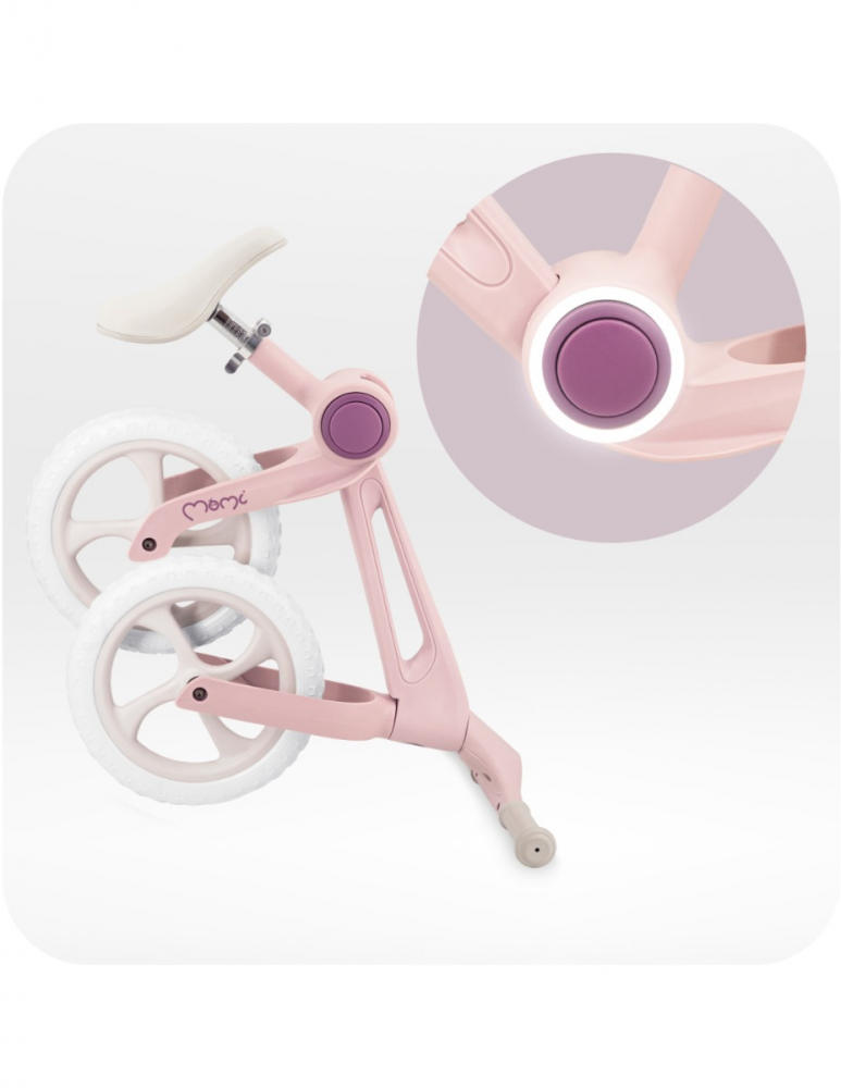 Bicicletă Pliabilă Momi Noru Pink | 2+ Ani - imagine 5