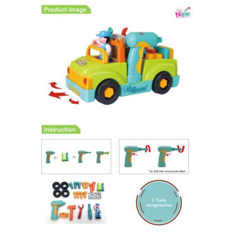 Camion Mecanic Hola cu Lumini Sunete - imagine 6