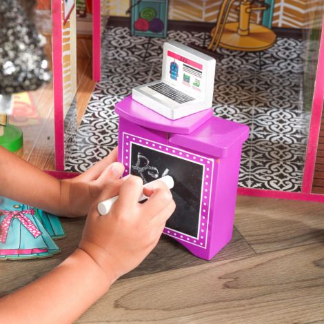 Casuta papusi Kidkraft Brooklyn Loft, 3 etaje, 25 accesorii - imagine 6