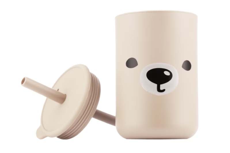 Cana Silicon Copii Kidnort Teddy 200ml Bej - imagine 4