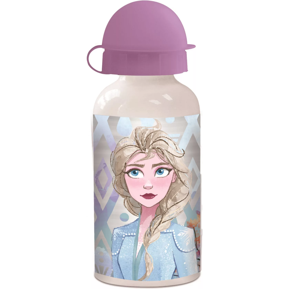Sticlă Apă Aluminiu SunCity Frozen Mov 400 ml