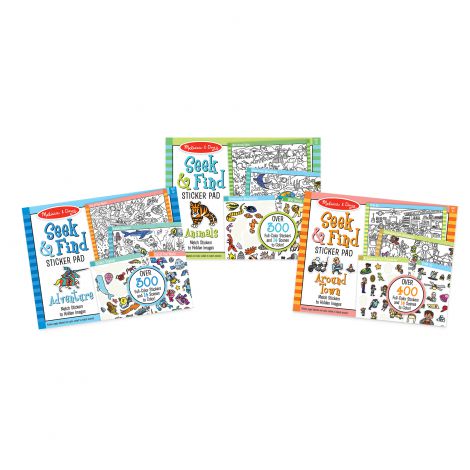 Bloc Colorat și Abtibilduri Melissa & Doug În Oraș - imagine 6