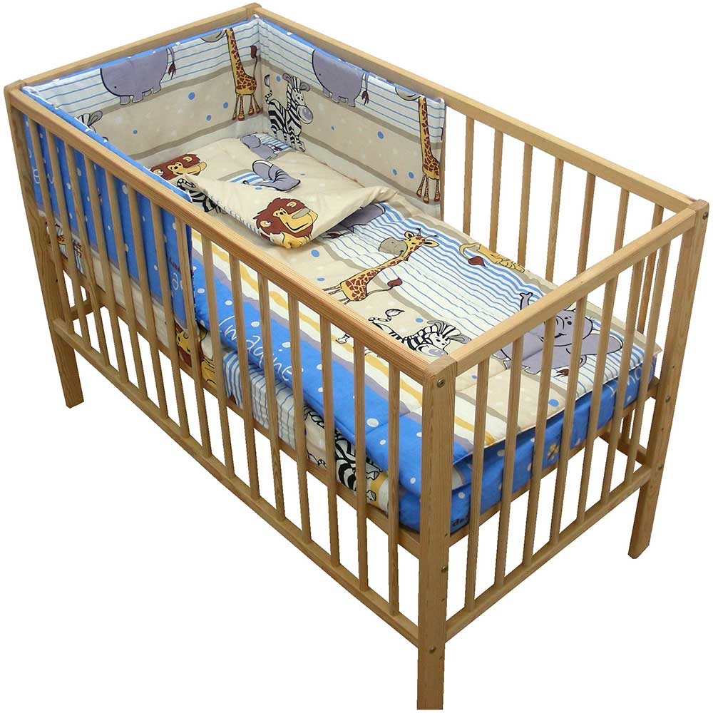 Lenjerie Patut Safari Hubners 4 Piese 120x60 cm