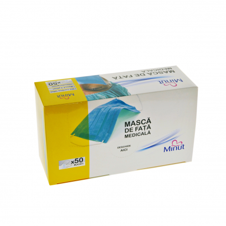 Masti Medicale Minut 3 Straturi | Protectie - imagine 2