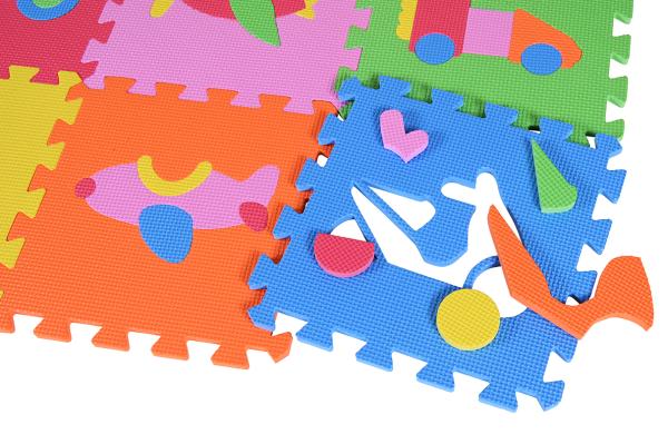 Covor puzzle Trafic Knorr Toys - Educațional și antiderapant - imagine 2