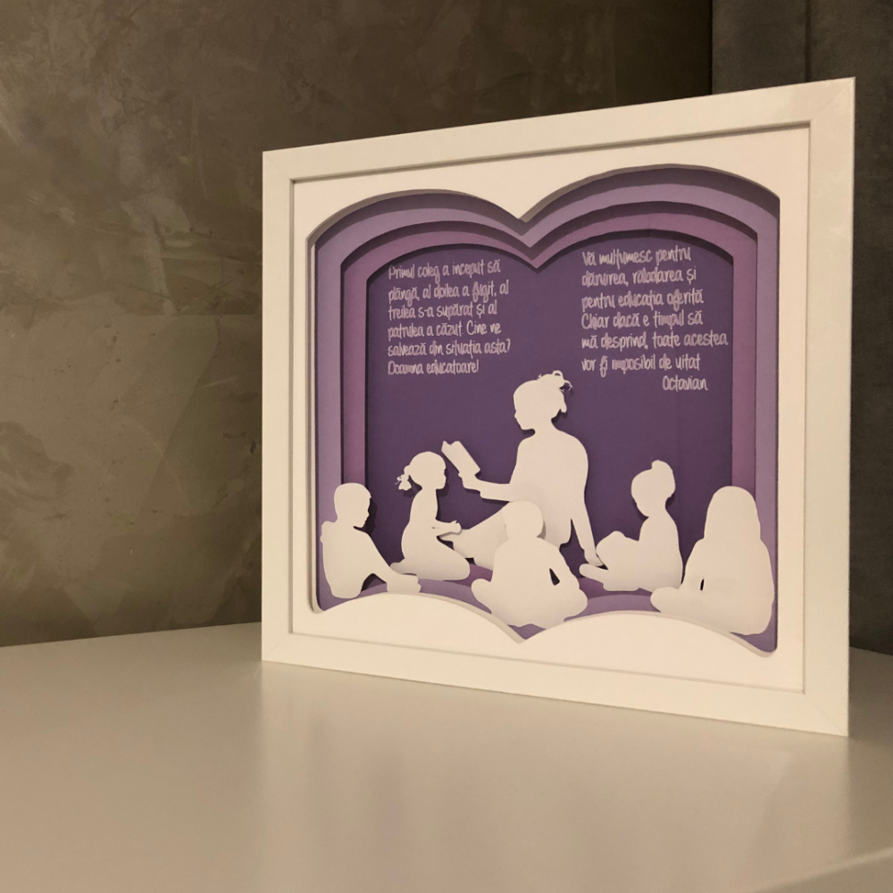 Tablou Luminos Învățătoare Noorhandmade - imagine 5