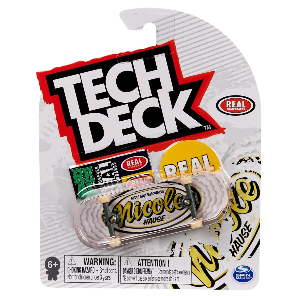Mini Placa Tech Deck Real Nicole Hause