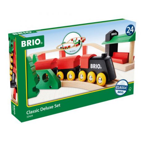 Set Clasic Deluxe 33424 Brio - Trenulete Lemn - imagine 2