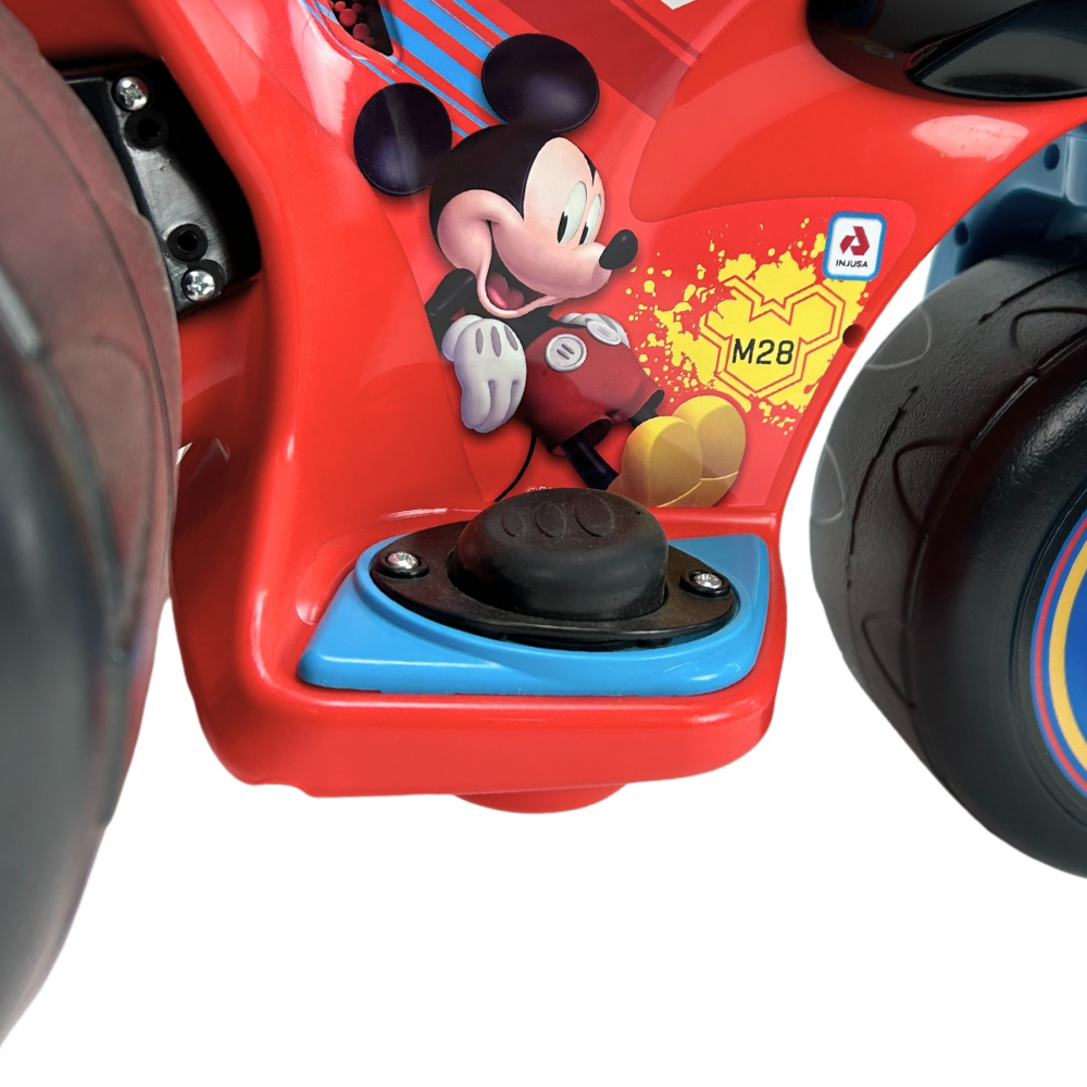 Motocicleta Injusa Mickey Mouse 6V - Copii - imagine 5
