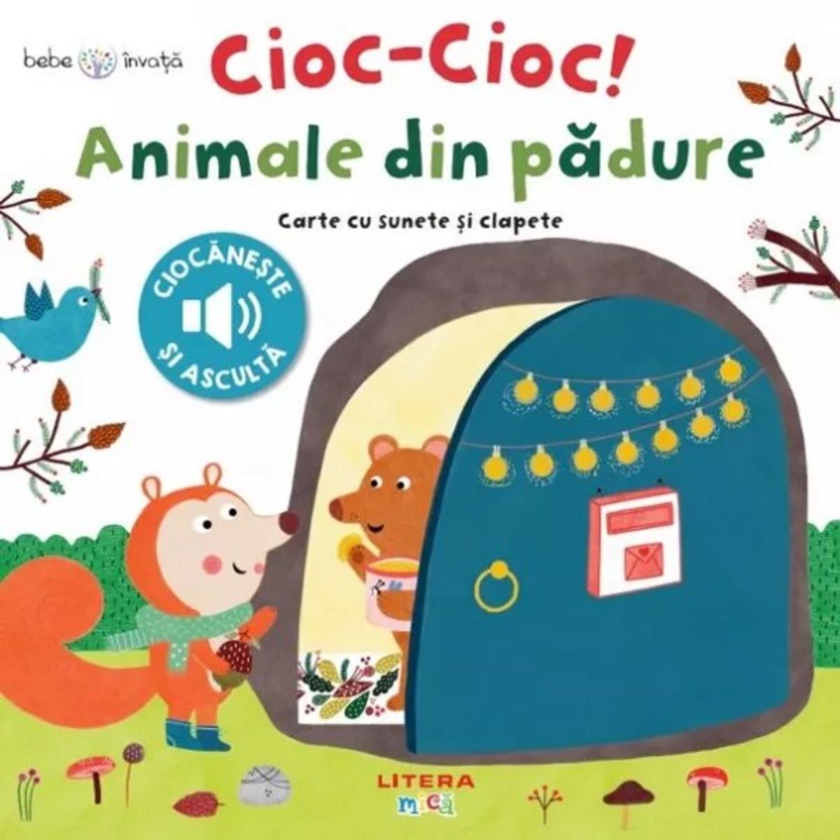 Carte cu sunete Clapete Litera Bebe invata