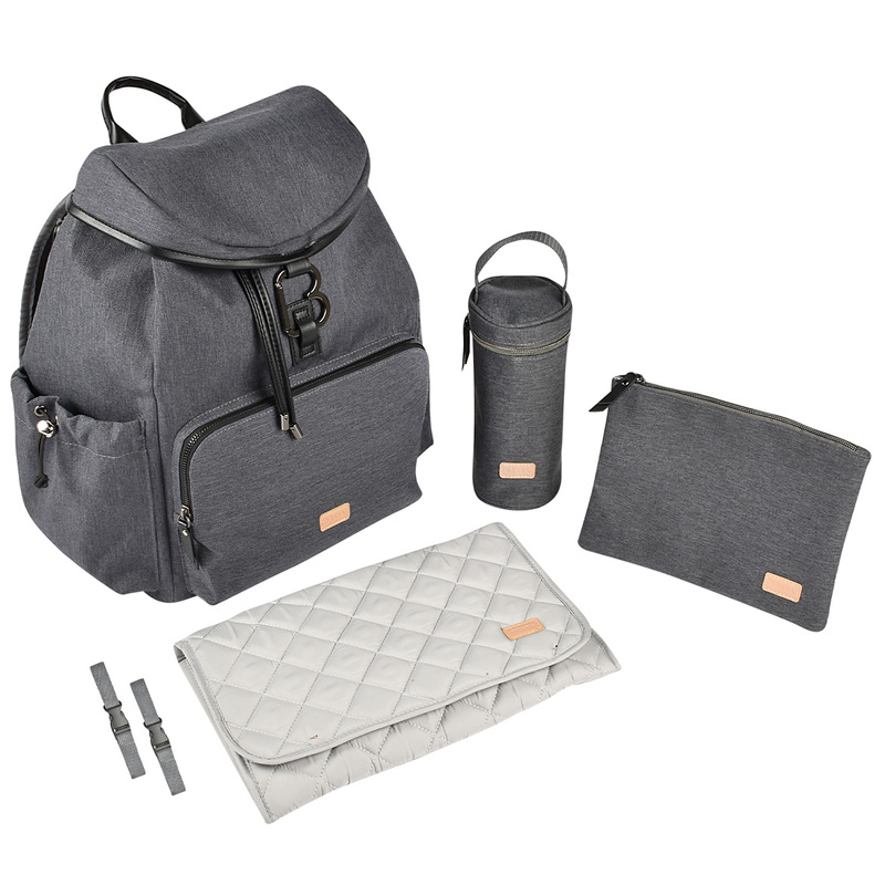 Rucsac de împachetat Beaba Vancouver Dark Grey - imagine 2