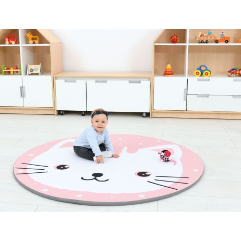 Saltea joaca Pisica Alba Moje Bambino, 140 cm - imagine 3