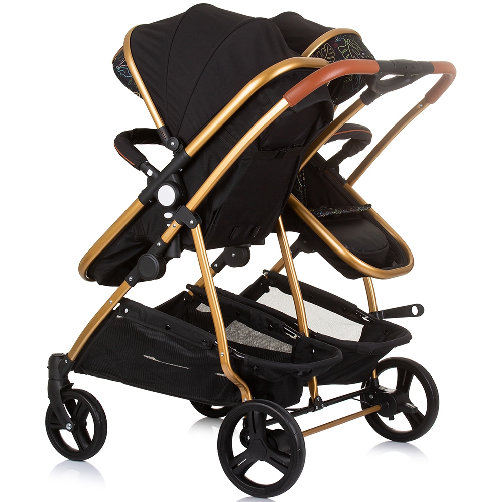 Carucior Gemeni Chipolino Duo Smart 3 in 1, Aluminiu - imagine 10