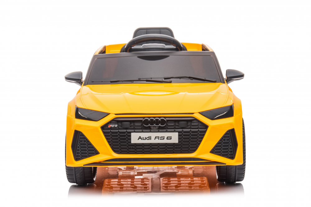 Masinuta Electrica Audi RS6 Yellow cu Telecomanda