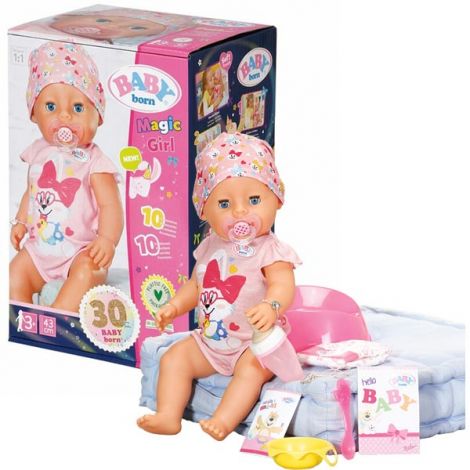 BABY born Papușă cu Suzetă Magică 43cm Zapf