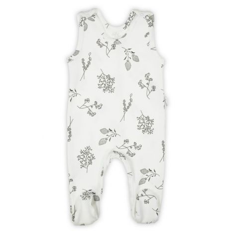 Romper Bumbac Nicol Gaja - Crem Imprimeu