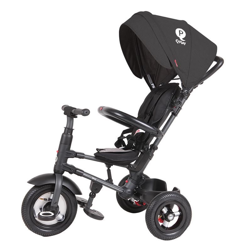 Tricicleta Qplay Rito Rubber, Pliabila, 25kg - imagine 2