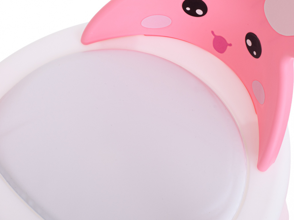 Scaun de masa Ikonka Little Bunny 2in1 Roz - imagine 7