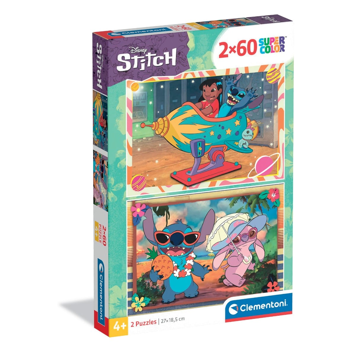 Puzzle Clementoni Disney Stitch 2x60 piese